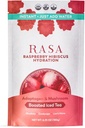 Rasa Raspberry Hibiscus Hydration- 124; Økologisk Boostet Iced Tea med adaptogener og champignoner - 124; Gluten- fri, Premium Electrolyte Powder Drink Mix, Genopfriskende Hydrering (6 oz / 24 Servering)