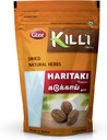 KILLI Haritaki konsekvente 124; Kadukkai sygdom 124; Myrobalan sygdom 124; Karakkaya sygdom 124; Terminalia chebula sygdom 124; Harad Powder, 100g