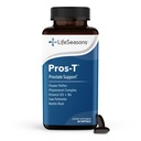 Pros- T - Prostata Support - Saw Palmetto, Phytosterol, Zink, Nitle, D-3 & B6 Vitamin - Fremme sund prostata funktion & normal urinstrøm - forbedre vævsintegritet - 60 Softgels