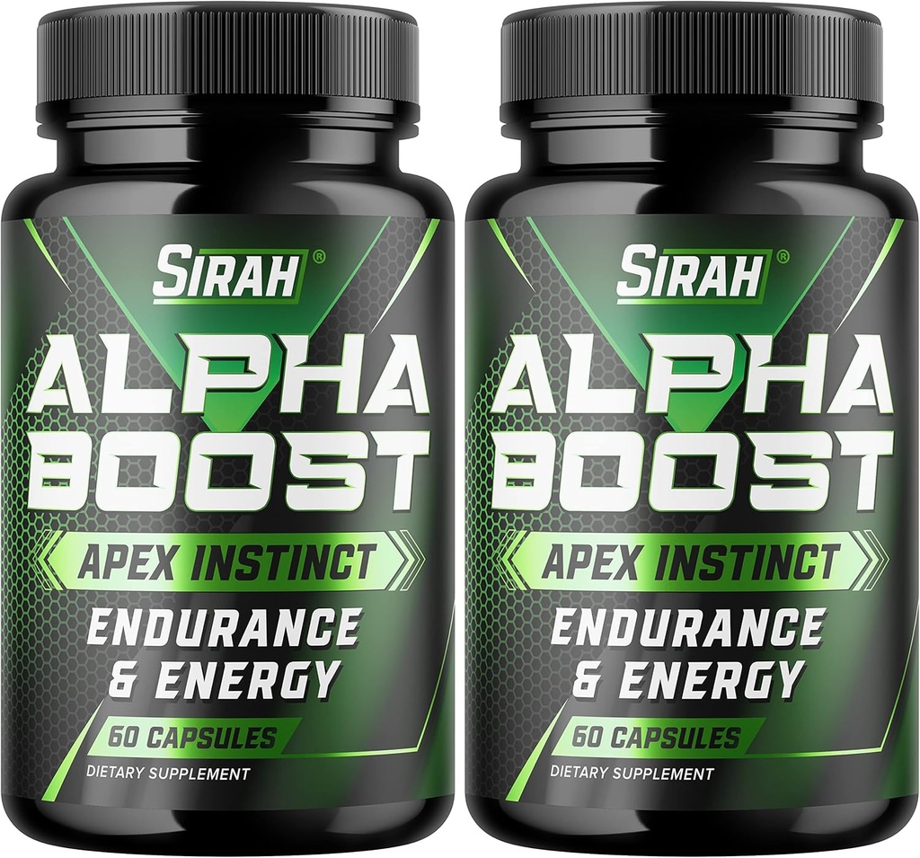 Testosteron Booster for mænd - Male Enhancing Supplement - Test Booster for Endurance, Drive, Stamina, Styrke, Størrelse, Libido & Lean Muskelvækst - understøtter sund blodcirkulation - 120 Pills