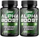 Testosteron Booster for mænd - Male Enhancing Supplement - Test Booster for Endurance, Drive, Stamina, Styrke, Størrelse, Libido & Lean Muskelvækst - understøtter sund blodcirkulation - 120 Pills