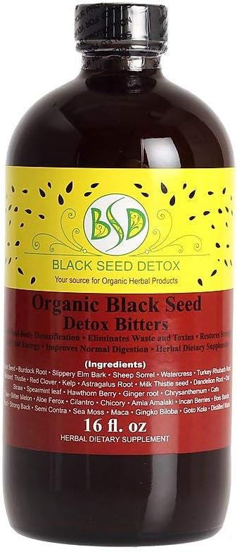 BSD Blackseed & Bitters Detox (30 urter / Bitters) (16 oz.)
