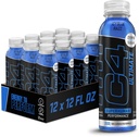Cellucor C4 Ultimate Non-Carbonated Zero Sugar Energy Drink, Pre Workout Drink + Beta Alanine, 12 Fl Oz (pakke med 12)