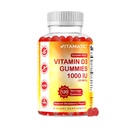 Vitamatisk sukker gratis vitamin D3-120 Pectin baserede gumies - Great Taste - Sunde knogler, Mood & Immunsystemet funktion - Non-GMO - 120 Servere (1000 IE)