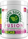 SAN Nutrition 's Green Supreme Fusion Blend Antioxidant: Super Green Smoothie Mix med Spirulina, Chlorella, Adaptogene svampe, 30 Servere