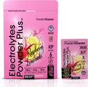 PowderVitamin Electrolytes Powder Plus, Keto, Raspberry Lemonade, Sugar Free, Pink Himalayan Salt, 1000mg Potassium, 120mg Calcium, 120mg Magnesium, Non-GMO, Zero Calories, (16 Hydration Packets)