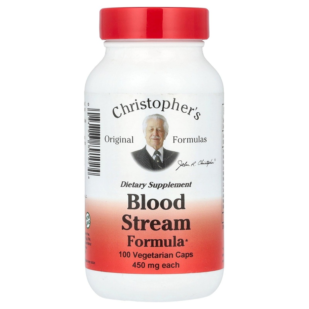 Dr. CHRISTOPHER'S, Cleanse Blood Stream - 100 vegicaps