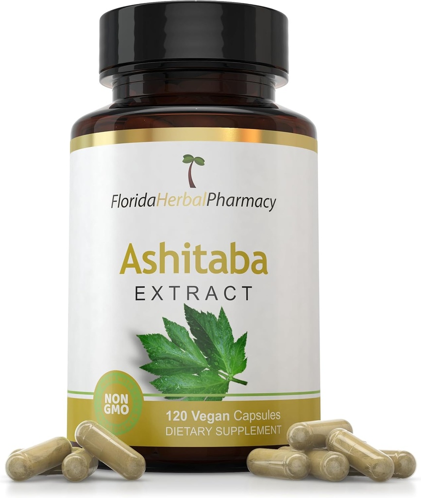 Florida Herbal Apotek, Japansk Ashitaba Leaf Extract Kapsler