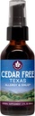 WishGarden Urter Cedar- Free Texas Allergy & Sinus - Plant- Based Herbal Allergy Relief for voksne, Hjælper Soothe Cedar Fever Symptomer, Zone 5 Allergy Formel, Texas Cedar Fever Allergy Relief Drops, 2oz