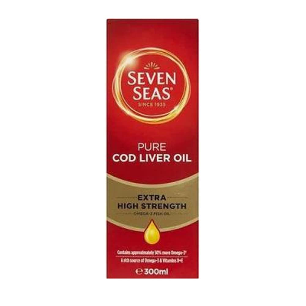 Seven Seas Pure Cod Lever Oil Extra høj styrke 300ml