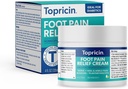 Topricin Foot Pain Relief Therapy Cream (4 oz) Hurtig fungerende smertestillende Rub