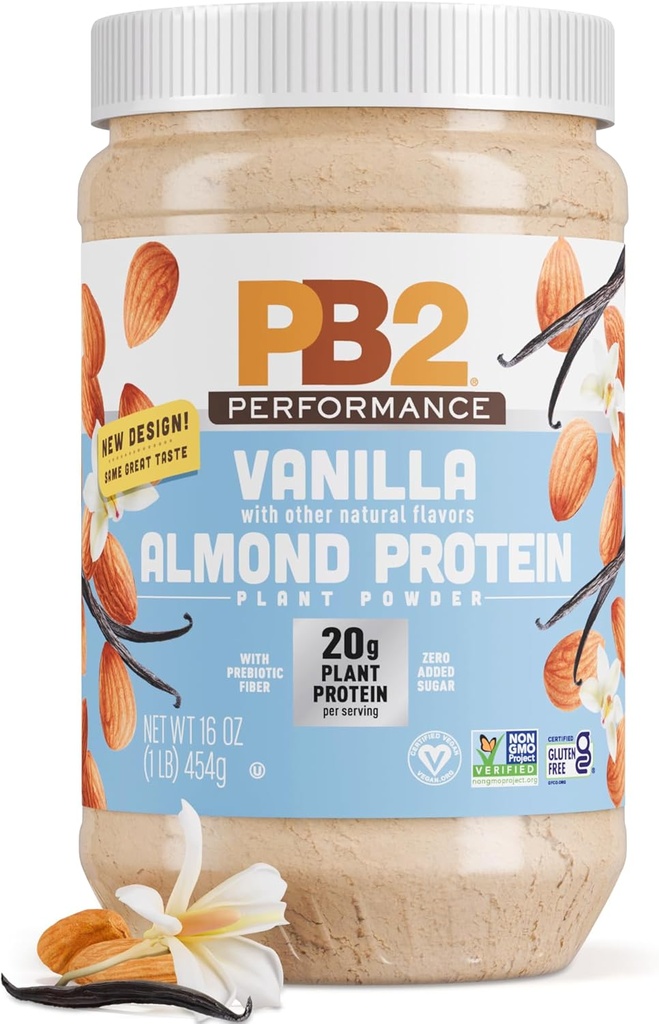 PB2 Performance Mandel Plant Based Vegan Protein Powder