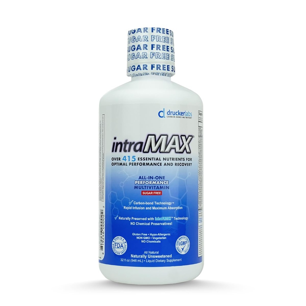 Drucker Labs Organic Sugar- Free All- in- One Performance Liquid Multivitamin for Mænd & Kvinder