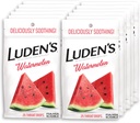 Ludens Watermelon Throat Drops, Sore Throat Relief, 25 Greve (pakke med 12)