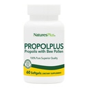 NaturePlus Propolplus - 180 mg, 60 Softgels - Quality Bee Propolis Supplement med Bee Pollen - 60 Servering