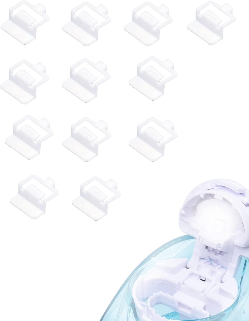 12 PCS Silicone Pods Refills tilbehør til Navage Nasal Care, Gem salt til nem operation (hvid)