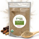 Dimmak urter Organic Fo Ti Root Raw Kinesisk Herb pulver - Cure / Tilberedt USDA Organic Han Shou Wu (Polygonum Multiflorum Preperata) Tilføj til vand eller Smoothie 1 4oz / 112g taske