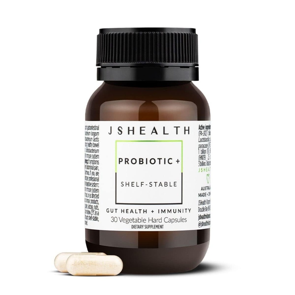 JSHealth Vitaminer Gut sundhed og immunitet Formel 124; Probiotika til kvinder og mænd