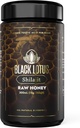 Black Lotus Pure Shilajit Resin Raw Honey Liquid Tinktur, 300ml, 100% Pure Natural Shilajit for Mænd & Kvinder, Aminosyrer, 175mg Fulvic Acid, 85 Ionic Trace Minerals, For immunforsvar, Fokus, energi