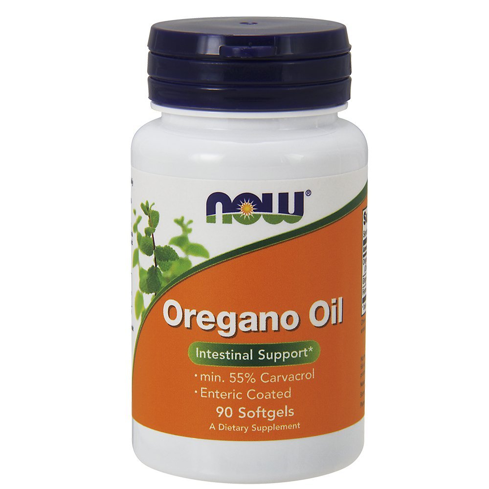"Now Foods Oregano Oil Enteric Coated Softels 90 Capsules (Pack of 2)"