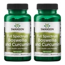 Swanson Full Spectrum Boswellia & Curcumin Natural Wellness Formel - (60 kapsler) (2 pakke)