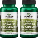 Swanson Full Spectrum Boswellia & Curcumin Natural Wellness Formel - (60 kapsler) (2 pakke)