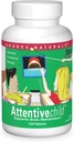 Source Naturals Attentive Child - Sunde kognitive næringsstoffer til aktive børn - Forbedret fokus og opmærksomhed med DMAE, Magnesium, Zink & Grape Seed Extract - 120 tabletter