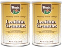 Faarn Natural Foods Soy Lecithin Granules - Fat emulgator med essentielle næringsstoffer til sundhed, Forbedrer tekstur af kager, brød & gør det selv Gummies, 16 Oz (Pack of 2)