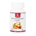 Et dagligt multivitamin til kvinder - Komplet multimineral og multivitamin med vitamin A, C, D, E og B-kompleks, zink & flere vitaminer til immunitet, energi, hår, hud og negle - 60 tabletter