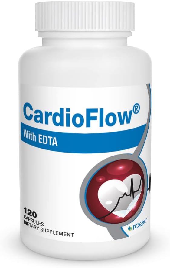 Roex Cardio Flow med EDTA, 120 Greve (pakke med 1)