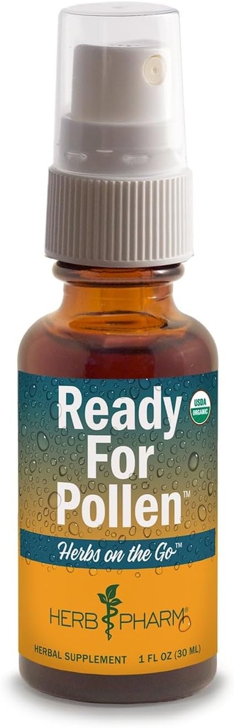 Herb Pharm Urter på Go Portable Spray: Certificeret økologisk klar til Pollen, 1 Ounce