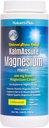 NaturePlus KalmAsure Magnesium Powder - 0,8 lb - Unflavored - Understøtter nerve og muskelafslapning - Non-GMO, Gluten Free, Vegan - 60 Serveringer