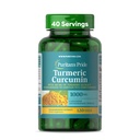 Puritan 's Pride Gurkemeje 1000mg, Standariseret til 95% Cucuminoider, Herbal Kosttilskud til antioxidant sundhed, 120 hurtige release kapsler