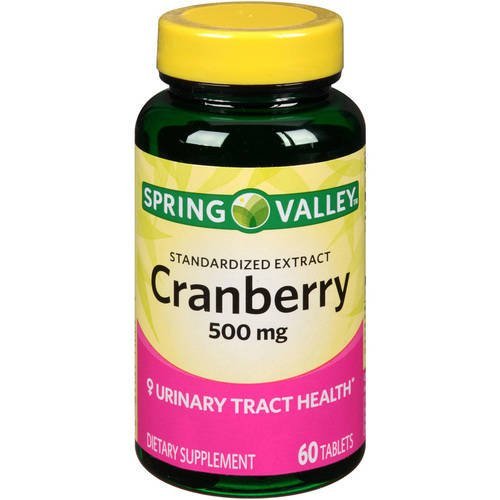 Spring Valley - Cranberry 500 mg, Standardized Extract, 60 tabletter