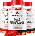 LIVORDA Alpha Surge for mænd - Alpha Surge Gummies for Male, Alfa Surge Gummies 1050mg, Alpha Surge XL Gummie, Alphaserunch Gummies, Alfa Surge Gummies, Alpha Sugre Mand, 180 Gummies for 3 Måned