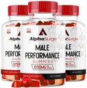 LIVORDA Alpha Surge for mænd - Alpha Surge Gummies for Male, Alfa Surge Gummies 1050mg, Alpha Surge XL Gummie, Alphaserunch Gummies, Alfa Surge Gummies, Alpha Sugre Mand, 180 Gummies for 3 Måned