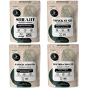 Jungle Powders Herbal Powders Bundle - Shilajit Powder, Tongkat Ali for mænd pulver, Black Ant Extract Powder, Fadogia Agrestis Extract for mænd supplement