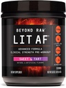BEYOND RAW LIT Advanced Pre Workout Formel, Sweet og Tart, for Energi, Fokus, Endurance, Pumper, med 300mg hurtig og målrettet frigivelse Koffein, Creatin, betain, Beta Alanine, Taurine, 20 Servere