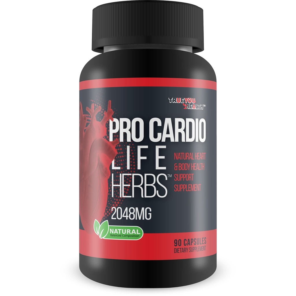 Pro Cardio Life Herbs - Premium Heart Health Supplement - Cirkulation Cardio Plus Reduceret inflammation - Blood Health Support Cardio Defender - Cardio Defend Heart Supplement