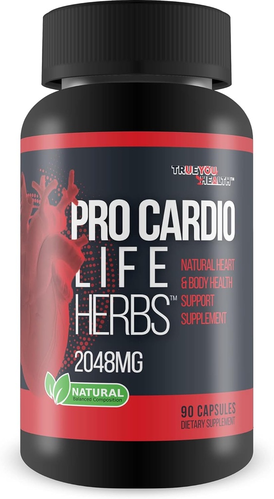 Pro Cardio Life Herbs - Premium Heart Health Supplement - Cirkulation Cardio Plus Reduceret inflammation - Blood Health Support Cardio Defender - Cardio Defend Heart Supplement