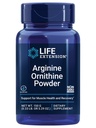 Life Extension Arginin Ornithine Powder, fremmer Muscle Health & Recovery, Gluten Free, Non- GMO, netto Vægt 150 Bedste