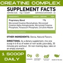 MFL Muscle Creatin Measures 124; 3 former for Mikroniseret Creatin Measures 124; 10g Measugar Measures 124; Sødet med Stevia Measures 124; All- Natural Measures 124; 60 Servere (Natural)