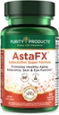 Renhedsprodukter AstaFX Astaxanthin Antioxidant Super Formel fra klinisk testet 4 mg AstaREAL med tocotrienoler (E-vitamin) + BioPerine Black Pepper + Piperine - 60 Vegetariske Caps