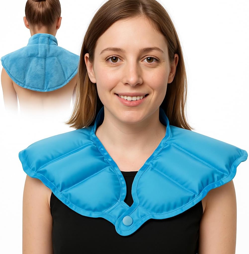 Ice Pack til Hals og Skuldre Øvre Rygsmerter Relief, Stor Gel Neck Ice Pack Wrap, Genanvendelig varm kold komprimere Terapi for Rotator Cuff Skader, Hævelse, Muskel Afslapning og lindring