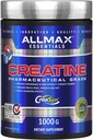 ALLMAX Essentials CREATINE - 1000 g Powder - Forbedrer ydeevne og træningsintensitet - Vegan & Gluten Free - 200 Servere