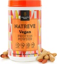 Natreve Vegan Protein Powder - 25g Plant Based Protein Powder med Probiotika og Aminosyrer - Gluten Free Peanut Butter Parfait, 18 Servere