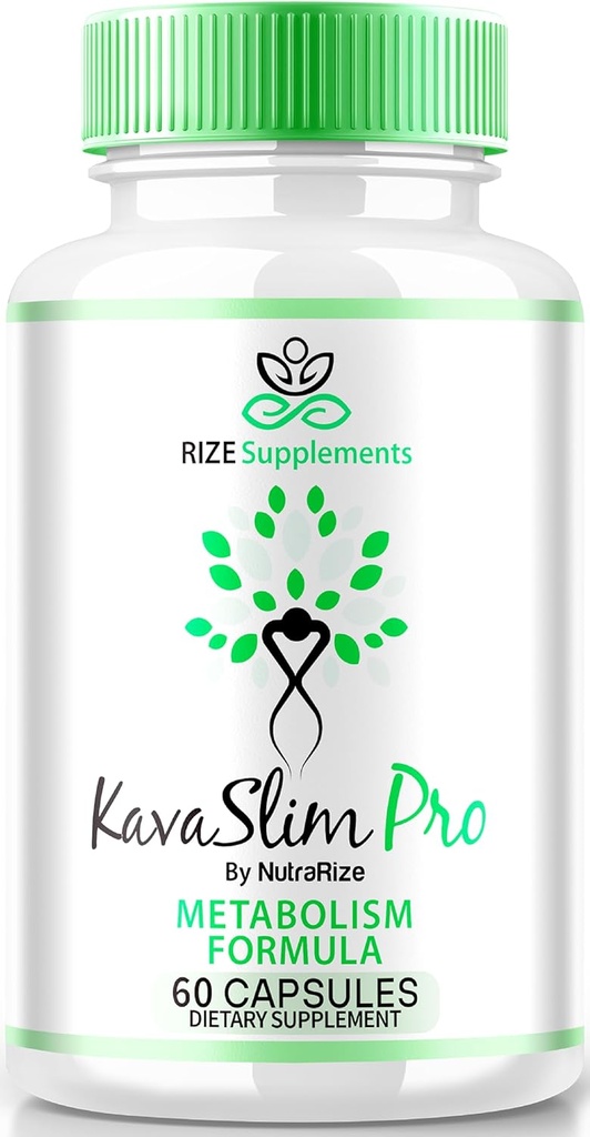 KavaSlim Pro Kapsler - KavaSlim Pro for avancerede vægttab, All- Natural Pills for Targeting Belly Fat, Kava Slim Pro Maksimal support Pastillas Anmeldelser (60 Kapsler)
