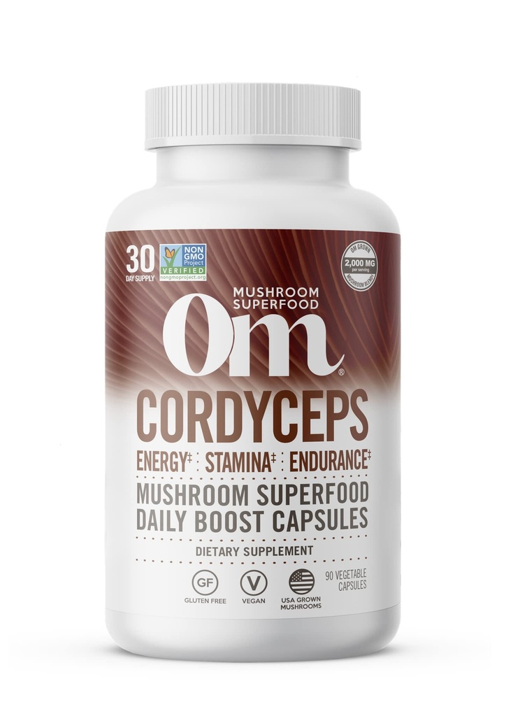 Om MUSHROOM SUPERFOOD Cordyceps Mushroom Capsules Superfood Supplement, 90 Greve, 30 dage, Organic Energy Supplement for Stamina og Endurance