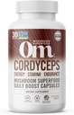 Om MUSHROOM SUPERFOOD Cordyceps Mushroom Capsules Superfood Supplement, 90 Greve, 30 dage, Organic Energy Supplement for Stamina og Endurance