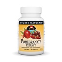Source Naturals Pomegranate Extract 500mg Complete Hel Fruit Ellagic Acid Antioxidant & Tilføjet fiber - 60 tabletter